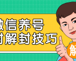 2020最新微信养号防封解封技巧,再也不用担心微信号被封,快速解封你的微信号!-赚金金-技能学习分享