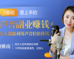 20堂好声音副业赚钱,让90%的人都能华丽转“声”,用声音轻松挣钱,月入过万。-赚金金-技能学习分享