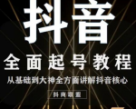 2020最新抖音课程:起号基础+账号类型定位+视频搬运发送处理-赚金金-技能学习分享