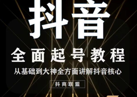 2020最新抖音课程：起号基础+账号类型定位+视频搬运发送处理-赚金金-技能学习分享