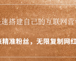 封神学员特训营:快速搭建自己的互联网营销系统,疯狂涨精准粉丝,无限复制网红流量-赚金金-技能学习分享