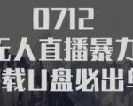 树敌习研社抖音无人直播暴力带货车载U盘必出单,单号单日产出300纯利润-赚金金-技能学习分享