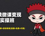 荔枝微课变现实操班:微信号+社群+荔枝微课打造自动化成交闭环系统-赚金金-技能学习分享