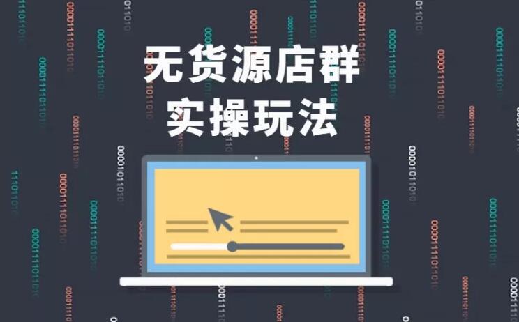 无货源店群实操玩法，蓝海选品的独特思路，店群软件操作方法（45节视频课）-赚金金-技能学习分享