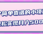小白实实在在赚钱项目,四个简单靠谱的小项目-轻松实现月入5000+-赚金金-技能学习分享