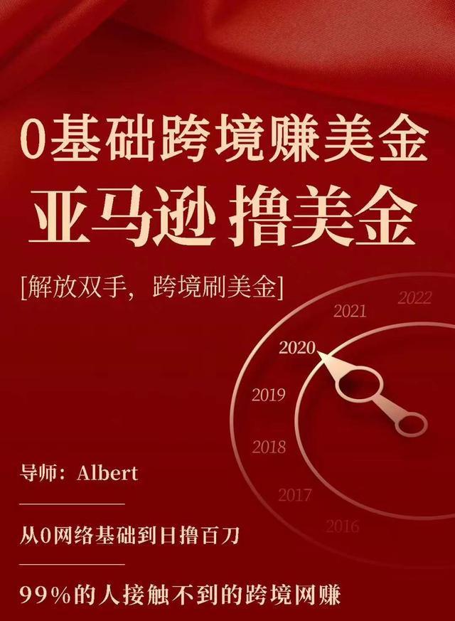 亚马逊撸美金项目，0基础跨境赚美金，解放双手，跨境刷美金-赚金金-技能学习分享