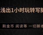 引流脚本实战课:1小时深入浅出视频实操讲解,教你0基础学会写引流脚本-赚金金-技能学习分享