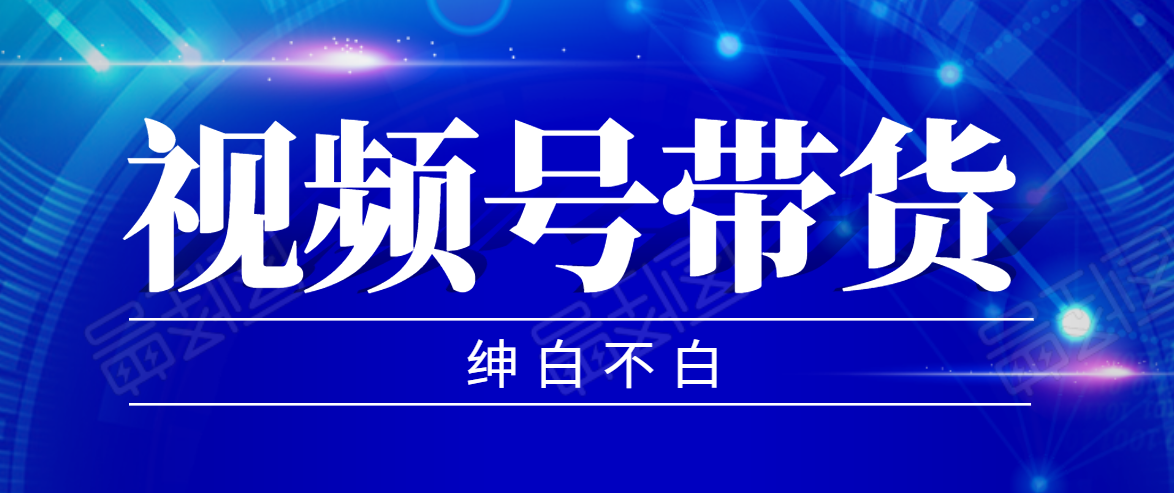 视频号带货红利项目，完整的从上手到出单的教程，单个账号稳定在300元左右-赚金金-技能学习分享