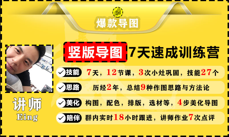 价值1388元【爆款导图】训练营 一张图吸粉800+,学完你也可以-赚金金-技能学习分享