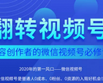翻转视频号-内容创作者的视频号必修课,3个月涨粉至1W+-赚金金-技能学习分享