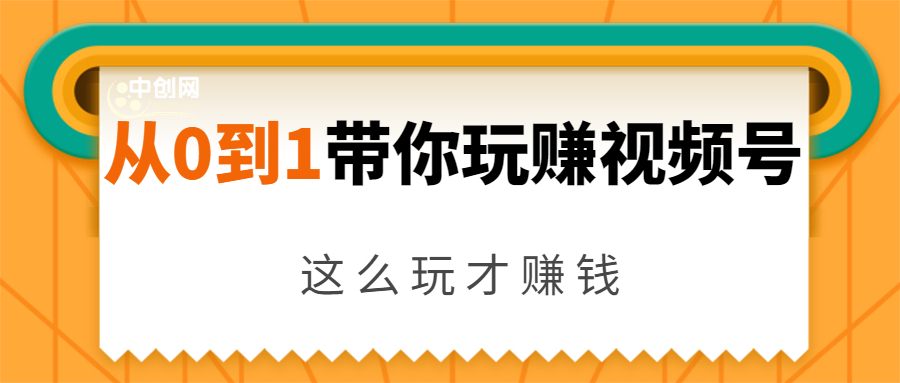 从0到1带你玩赚视频号:这么玩才赚钱,日引流500+日收入1000+核心玩法-赚金金-技能学习分享