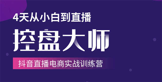 单场直播破百万-技法大揭秘，4天-抖音直播电商实战训练营-赚金金-技能学习分享