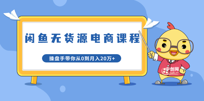 龟课·闲鱼无货源电商课程第20期:闲鱼项目操盘手带你从0到月入20万+-赚金金-技能学习分享