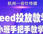 合仕传媒Feed投放教学，手把手教学，开车烧钱必须自己会-赚金金-技能学习分享