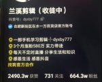兰溪抖音混剪:一部手机学习剪辑,3个月涨粉580万-赚金金-技能学习分享