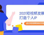2021短视频发展趋势+打造个人IP，适合短视频涨粉变现的新媒体人-赚金金-技能学习分享