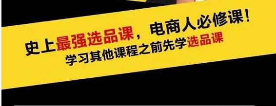 蓝海高利润选品课:你只要能选好一个品,就意味着一年轻松几百万的利润-赚金金-技能学习分享