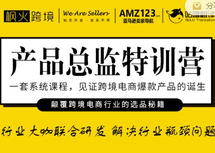 枫火跨境·产品总监特训营,行业大咖联合研发解决行业瓶颈问题-赚金金-技能学习分享
