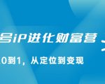 视频号iP进化财富营,从0到1,从定位到变现赚钱(价值1577元)-赚金金-技能学习分享