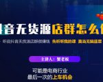 蟹老板·抖音无货源店群怎么做,吊打市面一大片《抖音无货源店群》的课程-赚金金-技能学习分享