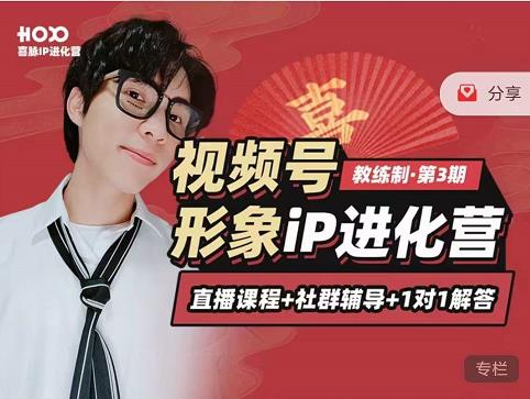 喜脉iP进化营第3-4期:视觉竟争+内容克争+社交竟争,三大竟争视角带你打造超级iP-赚金金-技能学习分享