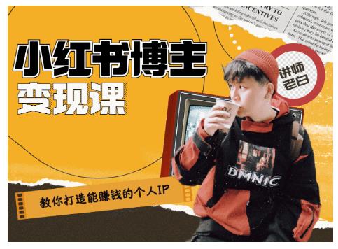 百微商学院·教你打造能赚钱小红书IP账号,了解透彻小红书的真正玩法-赚金金-技能学习分享
