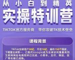 Seven漆·2022Tiktok从小白到精英实操特训营,带你掌握Tiktok账号运营-赚金金-技能学习分享
