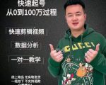 杰妮传媒·抖音快速起号核心实操课:教你新号快速起号,从0到100万过程-赚金金-技能学习分享