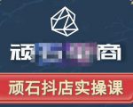 顽石电商·抖店自然流线上实操课【2022版】,从零教你做抖音小店-赚金金-技能学习分享
