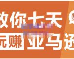 晟尧跨境·教你七天玩赚亚马逊，教你轻松玩赚亚马逊，适合小白学习-赚金金-技能学习分享