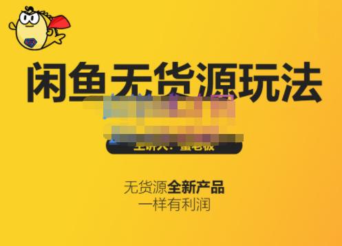 蟹老板·闲鱼无货源玩法(入门+高级)，最适合个人互联网的创业项目-赚金金-技能学习分享