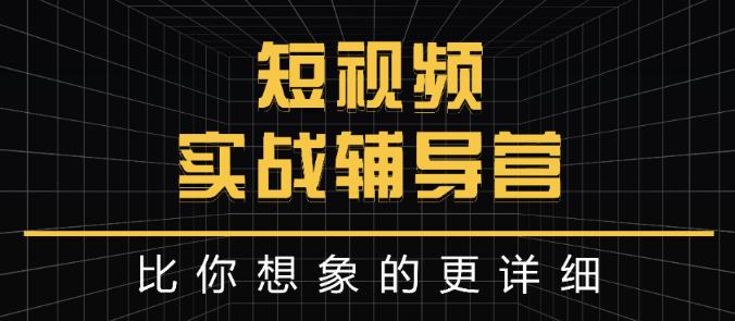 达人队长:短视频实战辅导营,比你想象的更详细-赚金金-技能学习分享