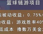 国外区块链篮球游戏项目,前期加入秒回本,被动收益日0.75%,撸数万美金-赚金金-技能学习分享