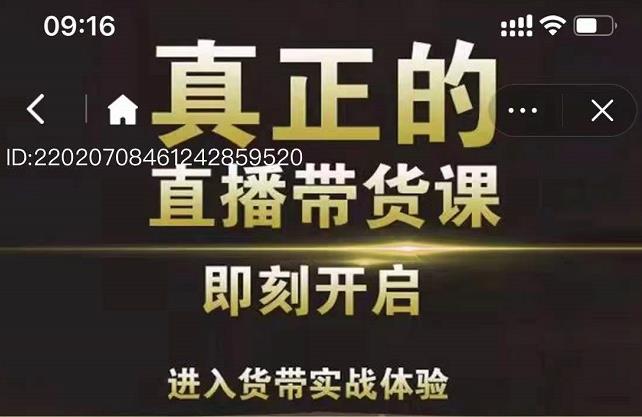 李扭扭超硬核的直播带货课，零粉丝快速引爆抖音直播带货-赚金金-技能学习分享