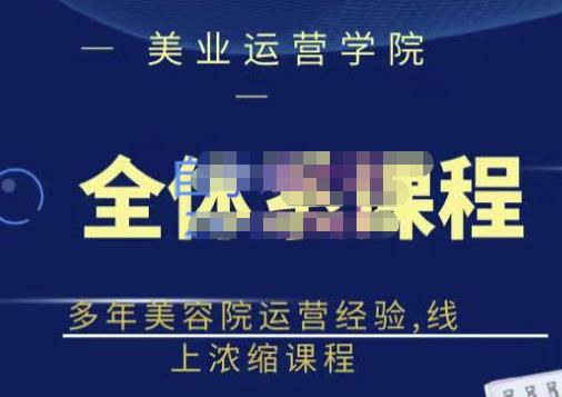 郑芳老师·网红美容院全套营销落地课程,多年美容院运营经验,线上浓缩课程-赚金金-技能学习分享