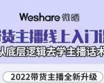 大木子·带货主播线上入门课,从底层逻辑去学主播话术-赚金金-技能学习分享