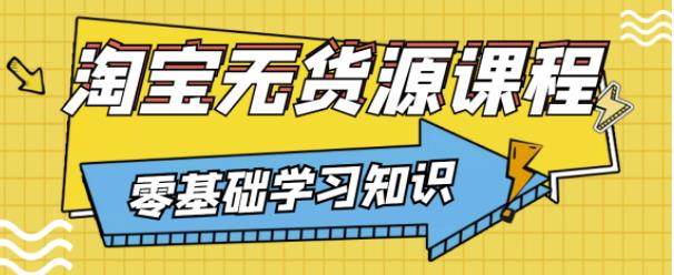兽爷解惑·淘宝无货源课程,有手就行,只要认字,小学生也可以学会-赚金金-技能学习分享