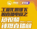 尼克派·工业化思维下的直播电商之短视频锤爆直播间,听话照做执行爆单-赚金金-技能学习分享