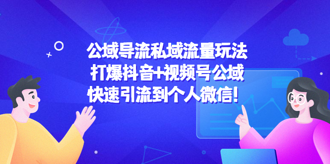 公域导流私域流量玩法:打爆抖音+视频号公域,快速引流到个人微信!-赚金金-技能学习分享