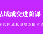 实体同城获客必学私域成交进阶课,实体店同城私域朋友圈打造-赚金金-技能学习分享