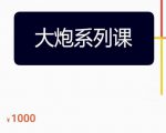 大炮拼多多运营系列课,各类玩法合集,拼多多运营玩法实操-赚金金-技能学习分享