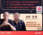 最新淘系引力魔方低价引流课程,小成本大流量,低价引流快速拉新收割-赚金金-技能学习分享