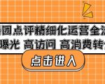 美团点评精细化运营全流程:高曝光高访问高消费转化-赚金金-技能学习分享