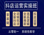 他创传媒·抖音小店系统运营实操课,从零到一系统性教学,抖店日出千单保姆级讲解-赚金金-技能学习分享