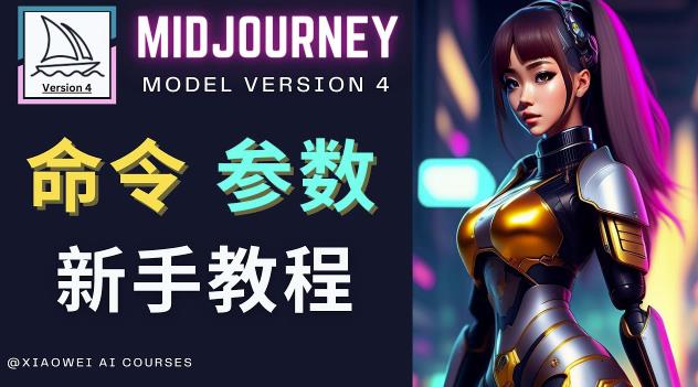 Midjourney新手入门教程，轻松创作顶级图像，命令参数-新手教程-赚金金-技能学习分享