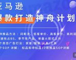 亚马逊爆款打造神舟计划,7种推品方法,4个类目广告打法,2个SOP详解-赚金金-技能学习分享