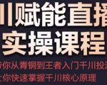 千川赋能直播间实操课程,带你从青铜到王者的入门千川投流,让你快速掌握千川核心原理-赚金金-技能学习分享
