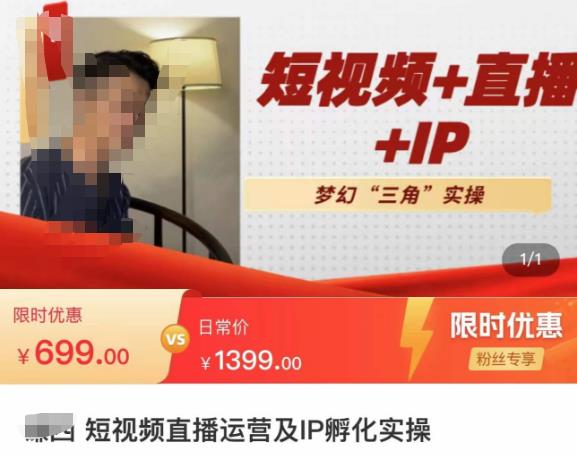 谦四·短视频直播运营及IP孵化实操,80节干货实操分享-赚金金-技能学习分享