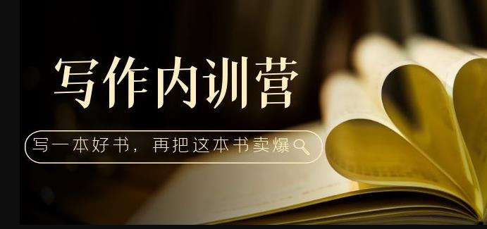 写作内训营:百万级大佬教你如何写一本好书,再把这本书卖爆!-赚金金-技能学习分享