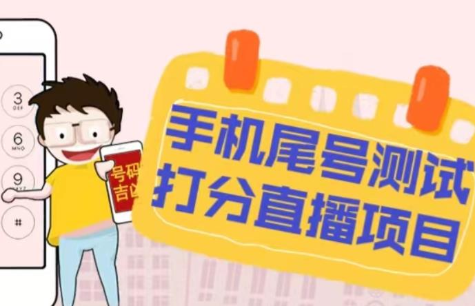 最新抖音爆火的手机尾号测试打分无人直播项目,轻松日赚几百+【打分脚本+详细教程】-赚金金-技能学习分享